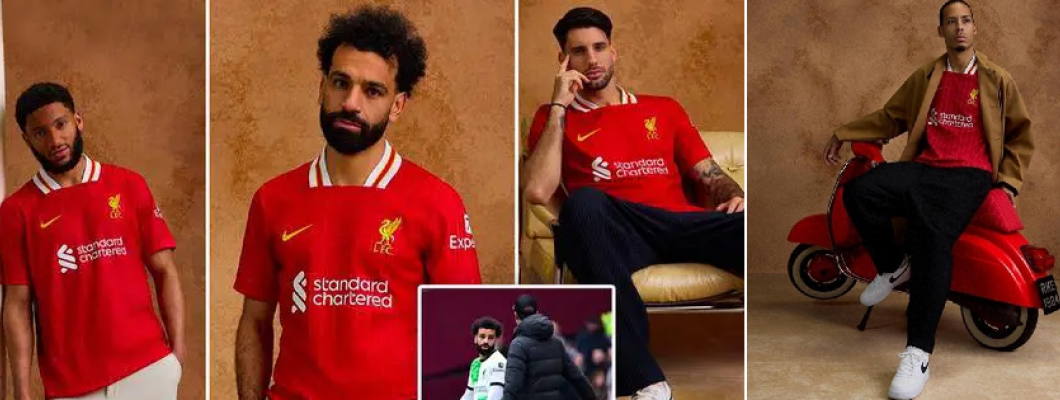 Il Liverpool rilascia la maglia della nuova stagione