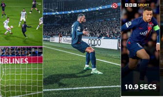 La velocità di 100 metri di Mbaped è sorprendente