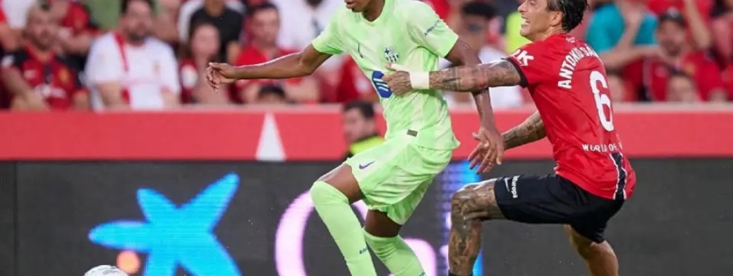 Le maglie del Mallorca si sono scontrate con quelle del Barcellona