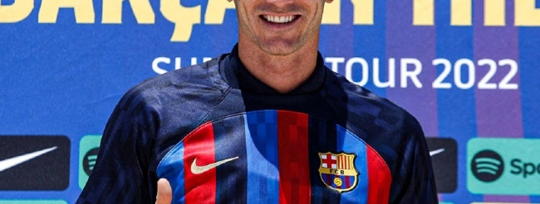 Le magliette di Lewandowski scarseggiano