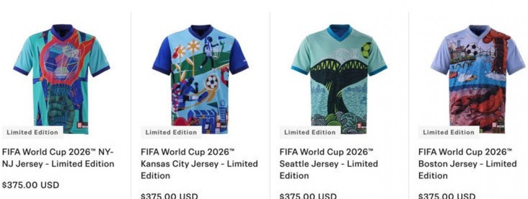 Ogni maglia ha un prezzo di 375 dollari