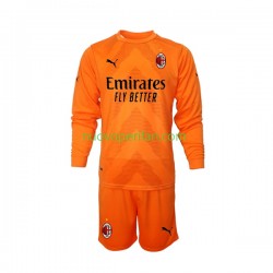 Maglie da Calcio AC Milan Portiere Bambino Alternativa Tenuta 2022-2023 Maniche Lunghe