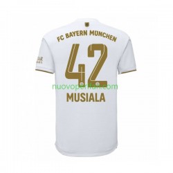 Maglie da Calcio FC Bayern München Musiala 42 Uomo Trasferta Tenuta 2022-2023 Maniche Corte