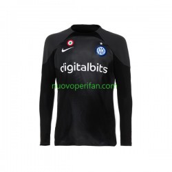 Maglie da Calcio Inter Milan Portiere Uomo Prima Tenuta 2022-2023 Maniche Lunghe