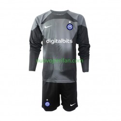 Maglie da Calcio Inter Milan Portiere Bambino Prima Tenuta 2022-2023 Maniche Lunghe
