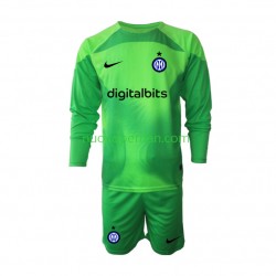 Maglie da Calcio Inter Milan Portiere Bambino Alternativa Tenuta 2022-2023 Maniche Lunghe