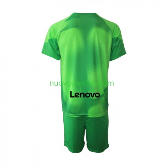 Maglie da Calcio Inter Milan Portiere Bambino Alternativa Tenuta 2022-2023 Maniche Corte