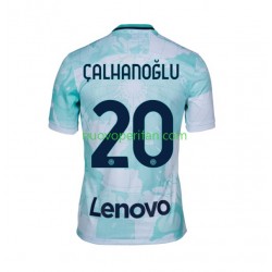 Maglie da Calcio Inter Milan Hakan Calhanoglu 20 Uomo Trasferta Tenuta 2022-2023 Maniche Corte