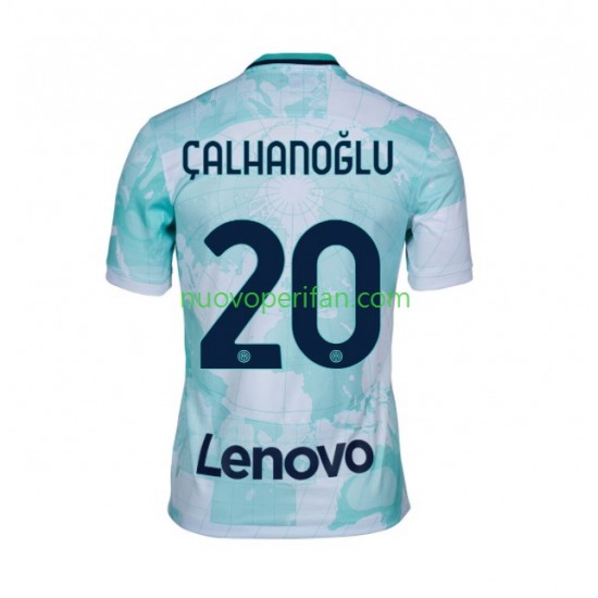 Maglie da Calcio Inter Milan Hakan Calhanoglu 20 Uomo Trasferta Tenuta 2022-2023 Maniche Corte
