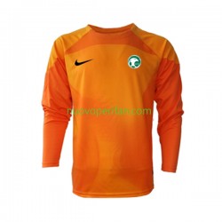 Maglie da Calcio Arabia Saudita Portiere Uomo Trasferta Tenuta Mondiali 2022 Maniche Lunghe