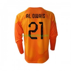 Maglie da Calcio Arabia Saudita Mohammed Al-Owais 21 Portiere Uomo Trasferta Tenuta Mondiali 2022 Maniche Lunghe