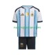 Maglie da Calcio Argentina Bambino Prima Tenuta Mondiali 2026 Maniche Corte