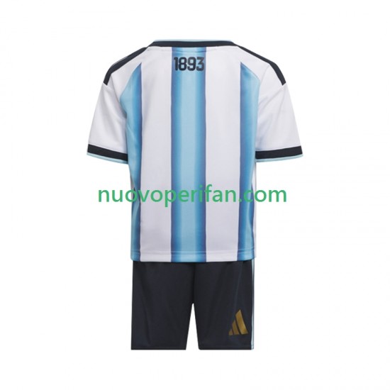 Maglie da Calcio Argentina Bambino Prima Tenuta Mondiali 2026 Maniche Corte