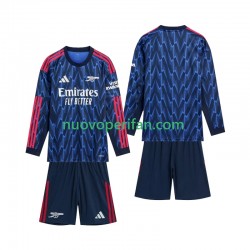 Maglie da Calcio Arsenal Bambino Trasferta Tenuta 2025-2026 Maniche Lunghe
