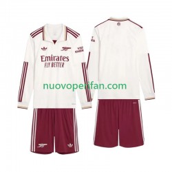 Maglie da Calcio Arsenal Bambino Alternativa Tenuta 2025-2026 Maniche Lunghe