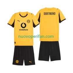 Maglie da Calcio Borussia Dortmund Cup Bambino Prima Tenuta 2025-2026 Maniche Corte