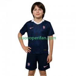 Maglie da Calcio Francia Bambino Prima Tenuta 2025 Maniche Corte