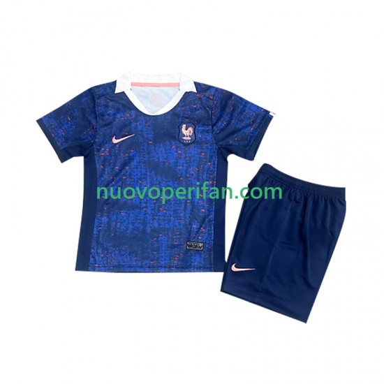 Maglie da Calcio Francia Bambino Prima Tenuta 2025 Maniche Corte