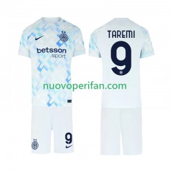 Maglie da Calcio Inter Milan Marcus Thuram 9 Bambino Trasferta Tenuta 2025-2026 Maniche Corte