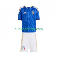 Maglie da Calcio Italia Bambino Prima Tenuta Mondiali 2026 Maniche Corte