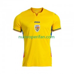 Maglie da Calcio Romania Uomo Prima Tenuta 2025 Maniche Corte
