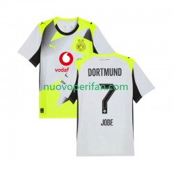 Maglie da Calcio Borussia Dortmund Jobe Bellingham 7 Uomo Trasferta Tenuta 2025-2026 Maniche Corte