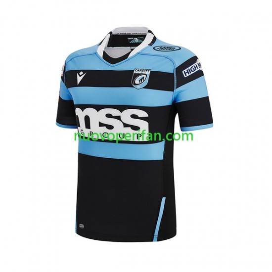 Maglie da Rugby Cardiff Blues Uomo Prima Tenuta 2023 Maniche Corte