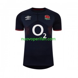 Maglie da Rugby Inghilterra Uomo Trasferta Tenuta 2024 Maniche Corte