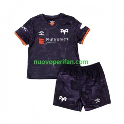 Maglie da Rugby Ospreys Bambino Prima Tenuta 2023 Maniche Corte