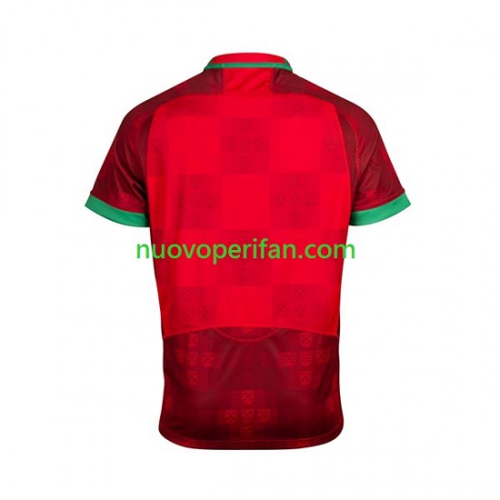 Maglie da Rugby Portogallo Uomo Prima Tenuta World Cup 2023 Maniche Corte