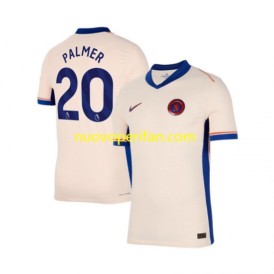 Maglie da Calcio Chelsea Cole Palmer 20 Uomo Trasferta Tenuta 2024-2025 Maniche Corte