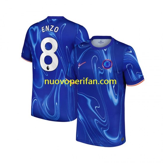 Maglie da Calcio Chelsea Enzo 8 Uomo Prima Tenuta 2024-2025 Maniche Corte