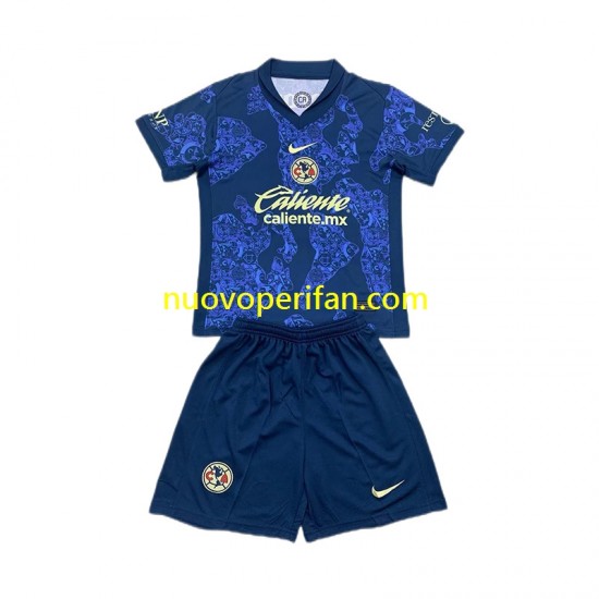 Maglie da Calcio Club América Bambino Trasferta Tenuta 2024-2025 Maniche Corte