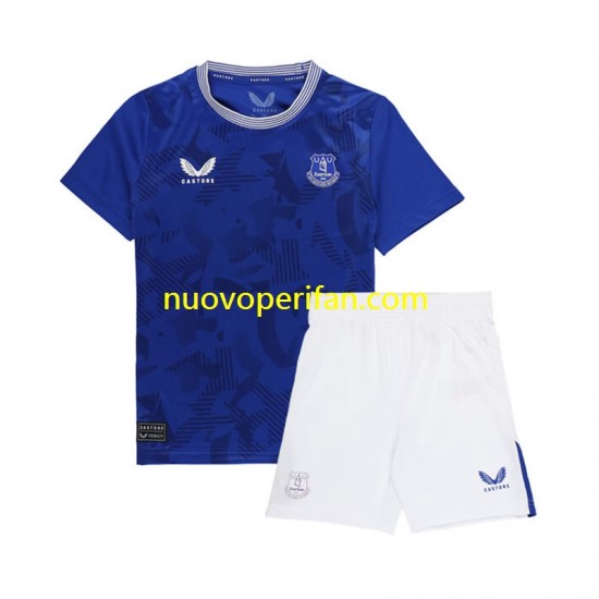 Maglie da Calcio Everton Bambino Prima Tenuta 2024-2025 Maniche Corte