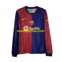 Maglie da Calcio FC Barcelona Uomo Prima Tenuta 2024-2025 Maniche Lunghe