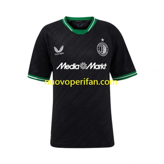 Maglie da Calcio Feyenoord Rotterdam Uomo Trasferta Tenuta 2024-2025 Maniche Corte