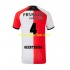 Maglie da Calcio Feyenoord Rotterdam Lutsharel Geertruida 4 Uomo Prima Tenuta 2024-2025 Maniche Corte