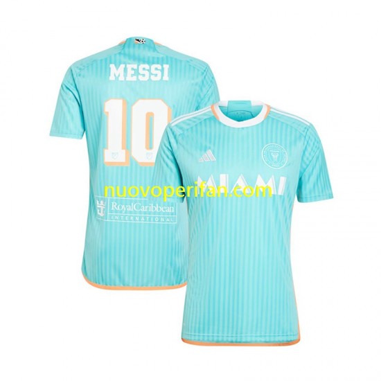 Maglie da Calcio Inter Miami Lionel Messi 10 Uomo Alternativa Tenuta 2024-2025 Maniche Corte