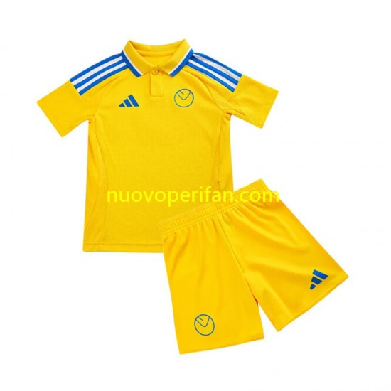 Maglie da Calcio Leeds United Bambino Trasferta Tenuta 2024-2025 Maniche Corte