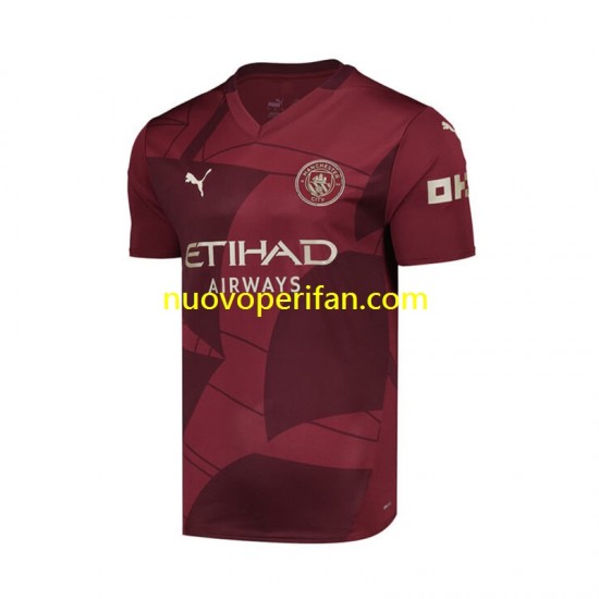 Maglie da Calcio Manchester City Uomo Alternativa Tenuta 2024-2025 Maniche Corte