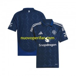 Maglie da Calcio Manchester United Uomo Trasferta Tenuta 2024-2025 Maniche Corte