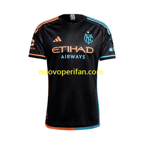 Maglie da Calcio New York City FC Uomo Trasferta Tenuta 2024 Maniche Corte