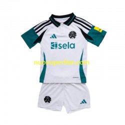 Maglie da Calcio Newcastle United Bambino Alternativa Tenuta 2024-2025 Maniche Corte
