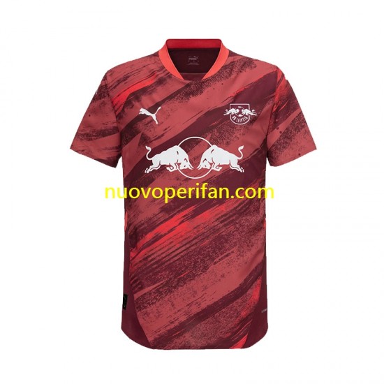 Maglie da Calcio RB Leipzig Uomo Trasferta Tenuta 2024-2025 Maniche Corte