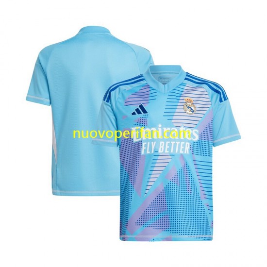 Maglie da Calcio Real Madrid Portiere Uomo Prima Tenuta 2024-2025 Maniche Corte