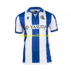 Maglie da Calcio Real Sociedad Uomo Prima Tenuta 2024-2025 Maniche Corte