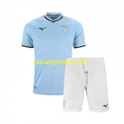 Maglie da Calcio SS Lazio Bambino Prima Tenuta 2024-2025 Maniche Corte
