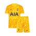 Maglie da Calcio Tottenham Hotspur Portiere Bambino Prima Tenuta 2024-2025 Maniche Corte