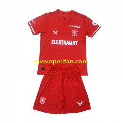 Maglie da Calcio Twente Bambino Prima Tenuta 2024-2025 Maniche Corte