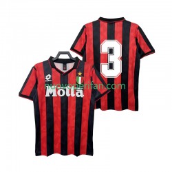 Maglie da Calcio AC Milan 3 1993 Retro Uomo Prima Tenuta 1994 Maniche Corte